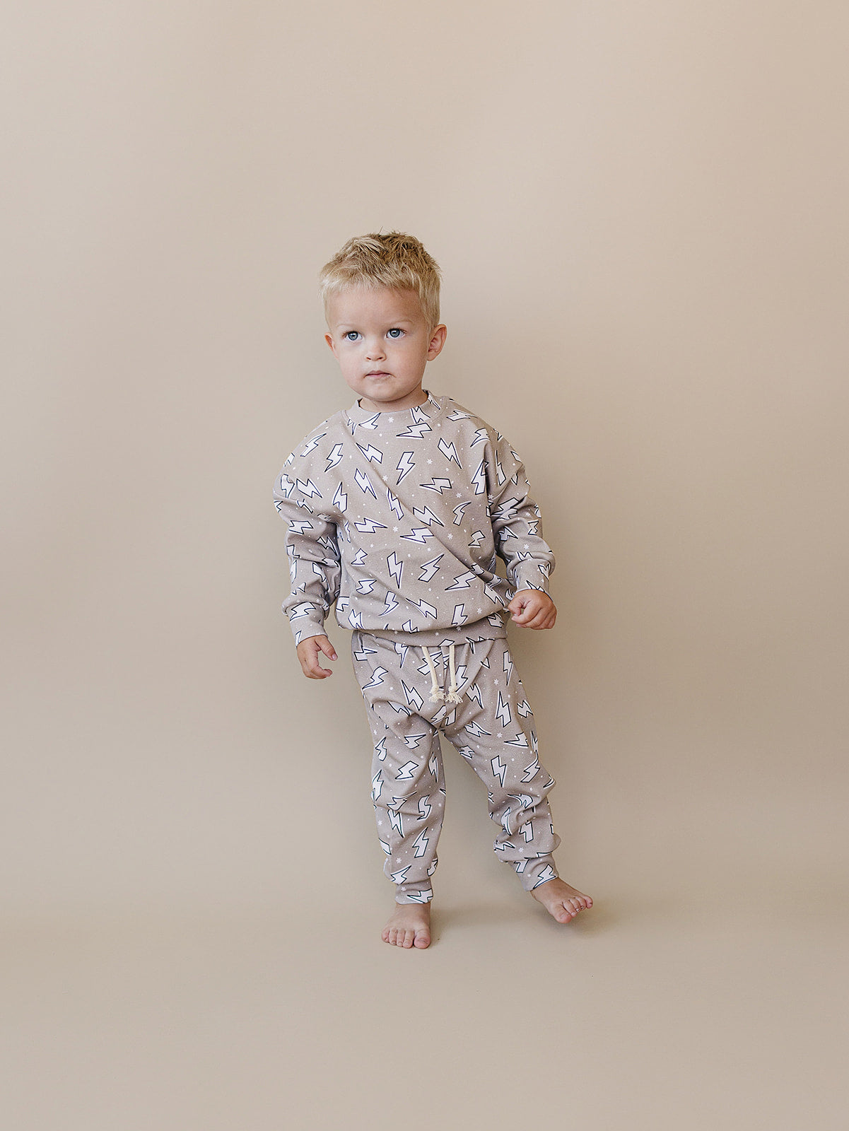 Jogger Set | Latte Bolts