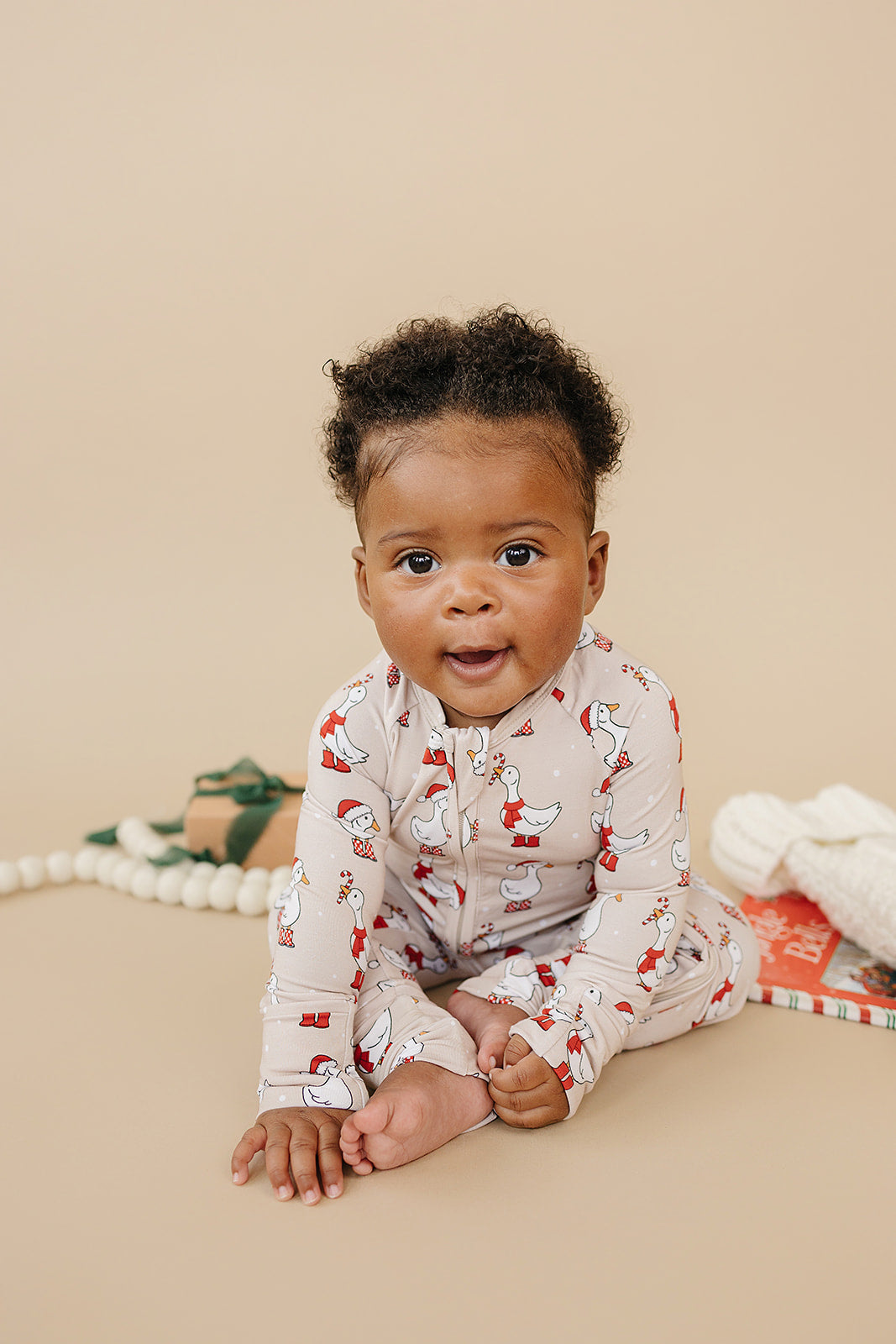 Bamboo Zip Romper | Merry Goose
