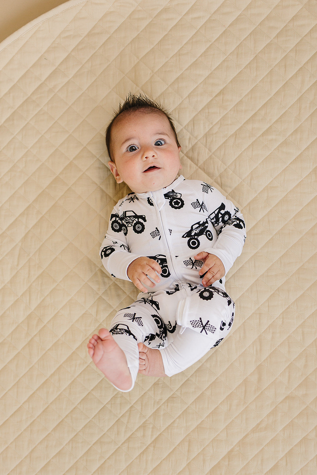 Bamboo Zip Romper | Monster Blaze
