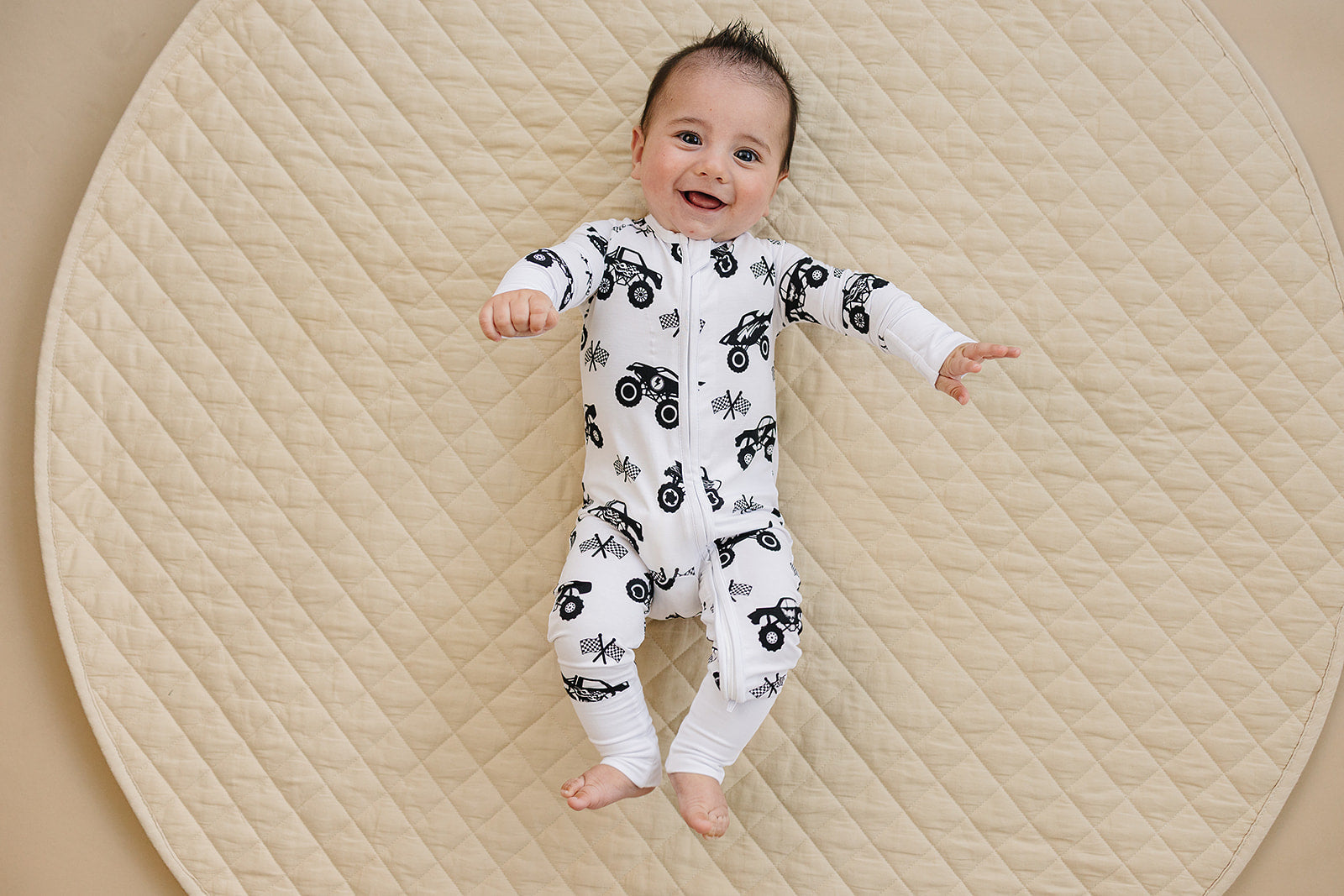 Bamboo Zip Romper | Monster Blaze