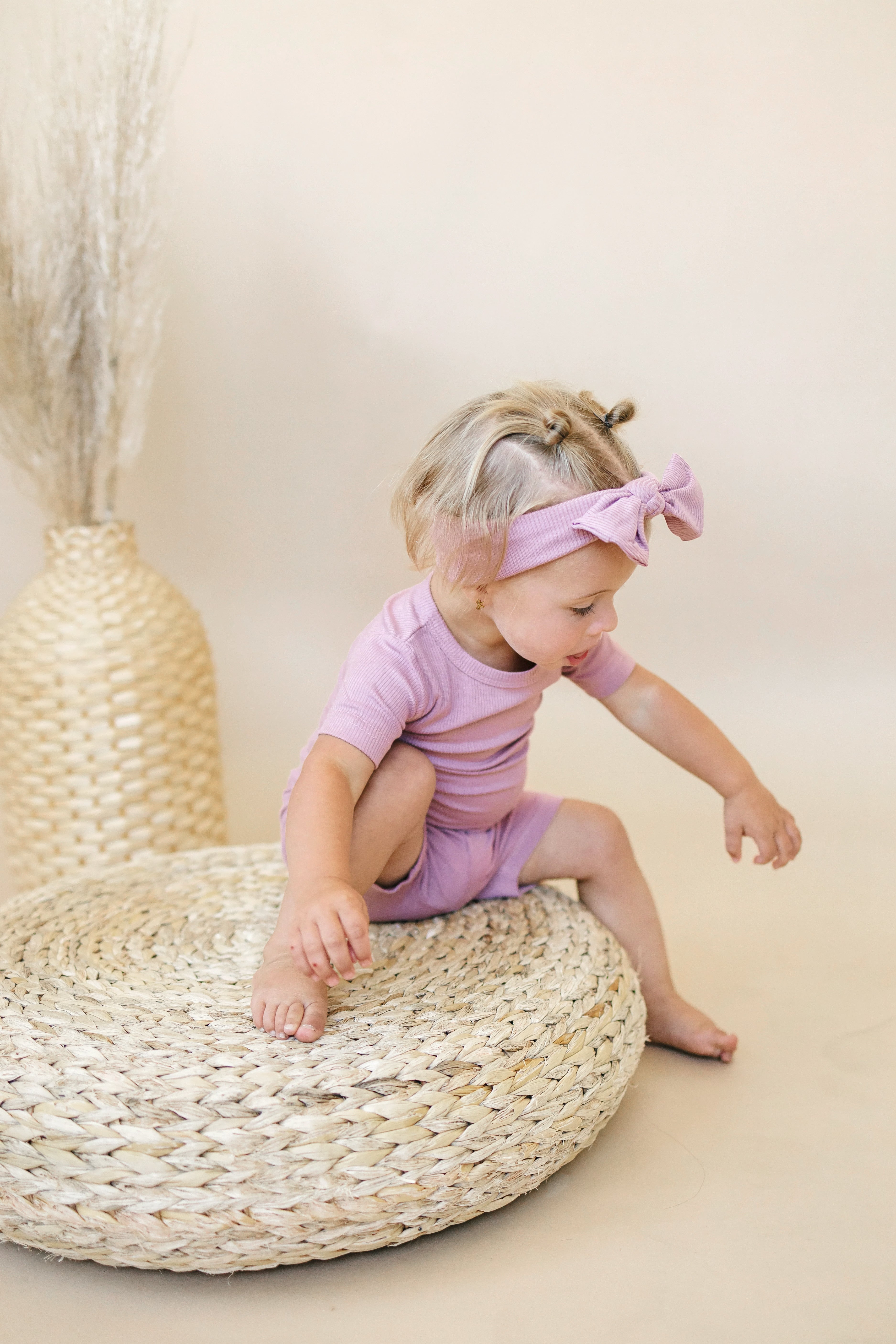 Solid Ribbed Bamboo Headband - more colors