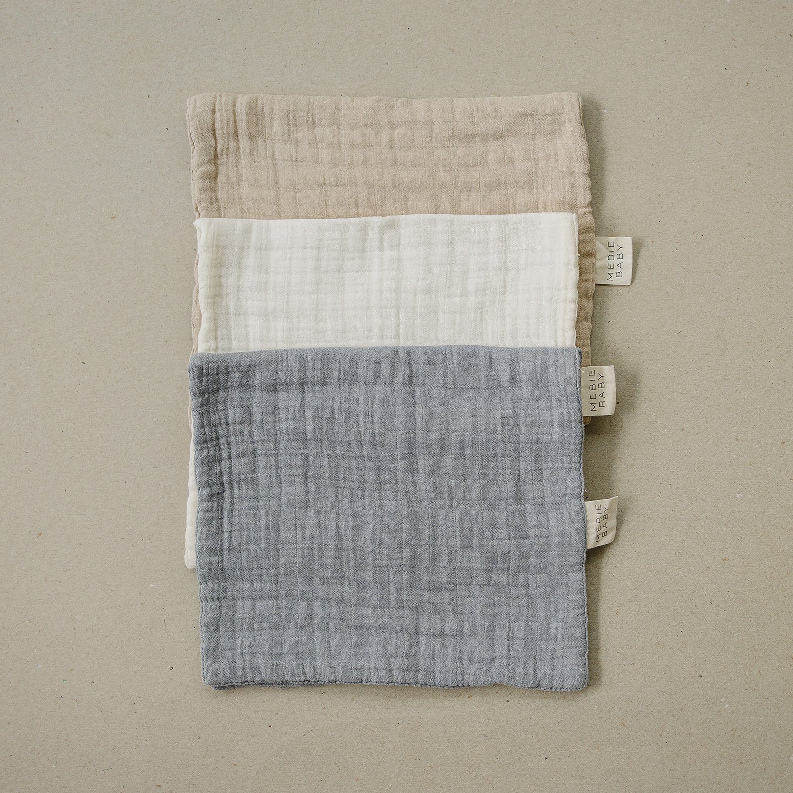 Oatmeal Muslin Burp Cloth Mebie Baby