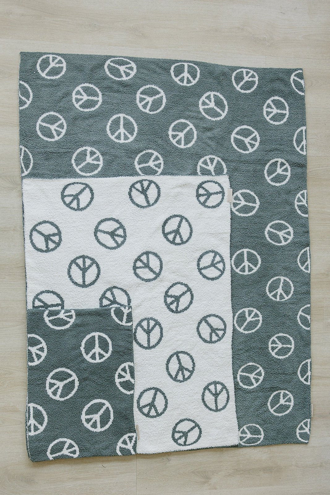 Peace Plush Blanket  Mebie Baby