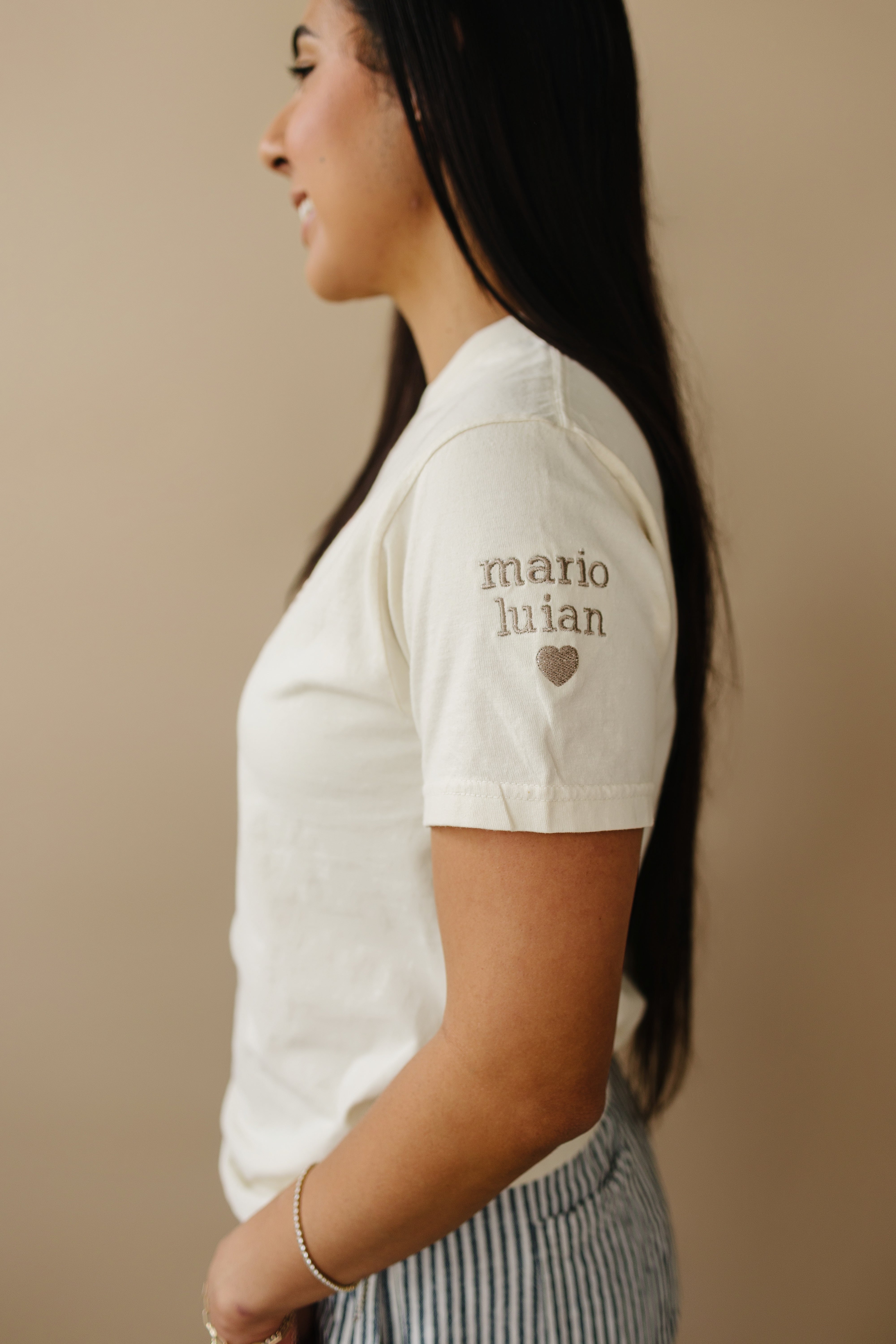 Adult Custom Embroidered Comfort Colors Tee