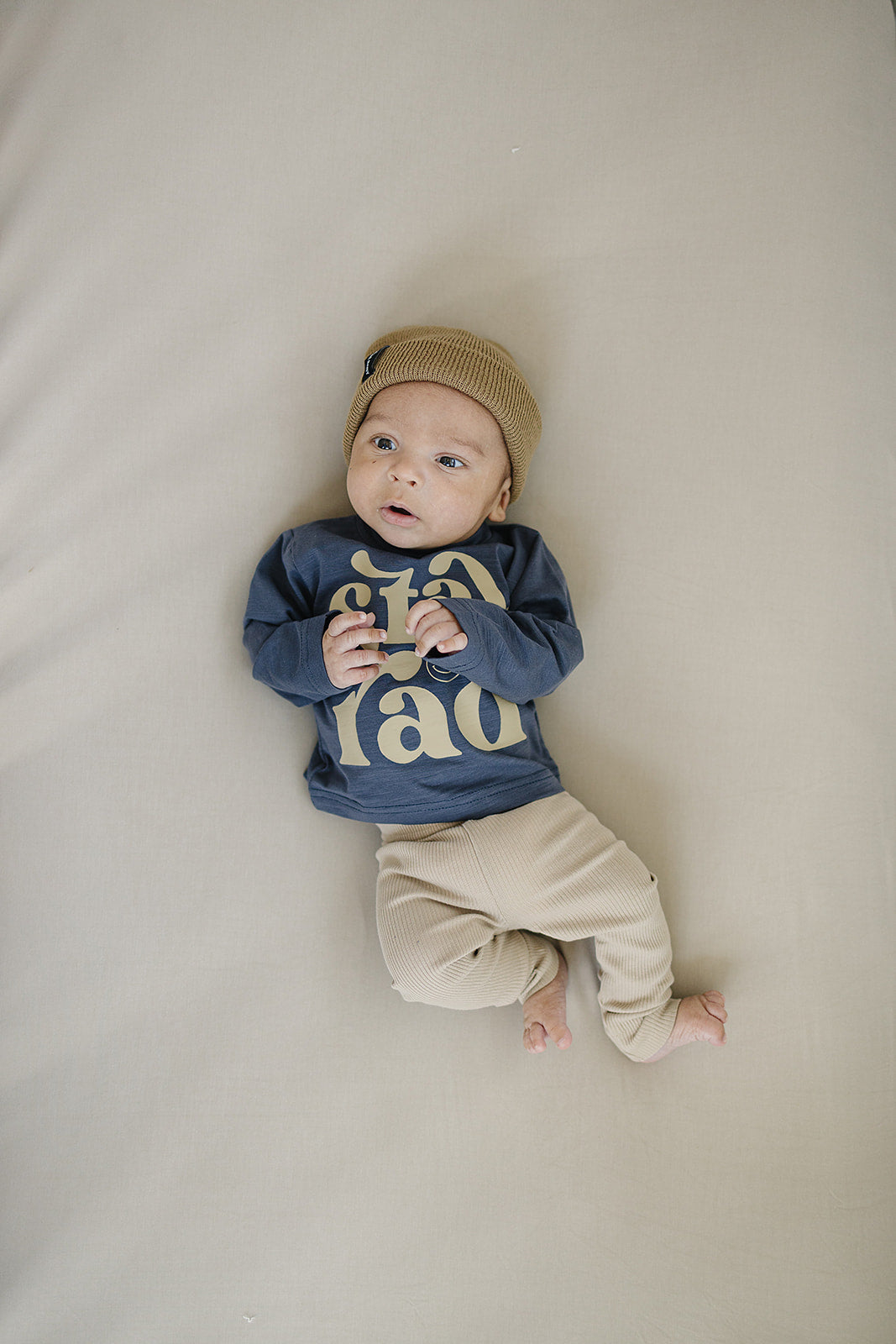 Stay Rad Long Sleeve Cotton Tee Mebie Baby