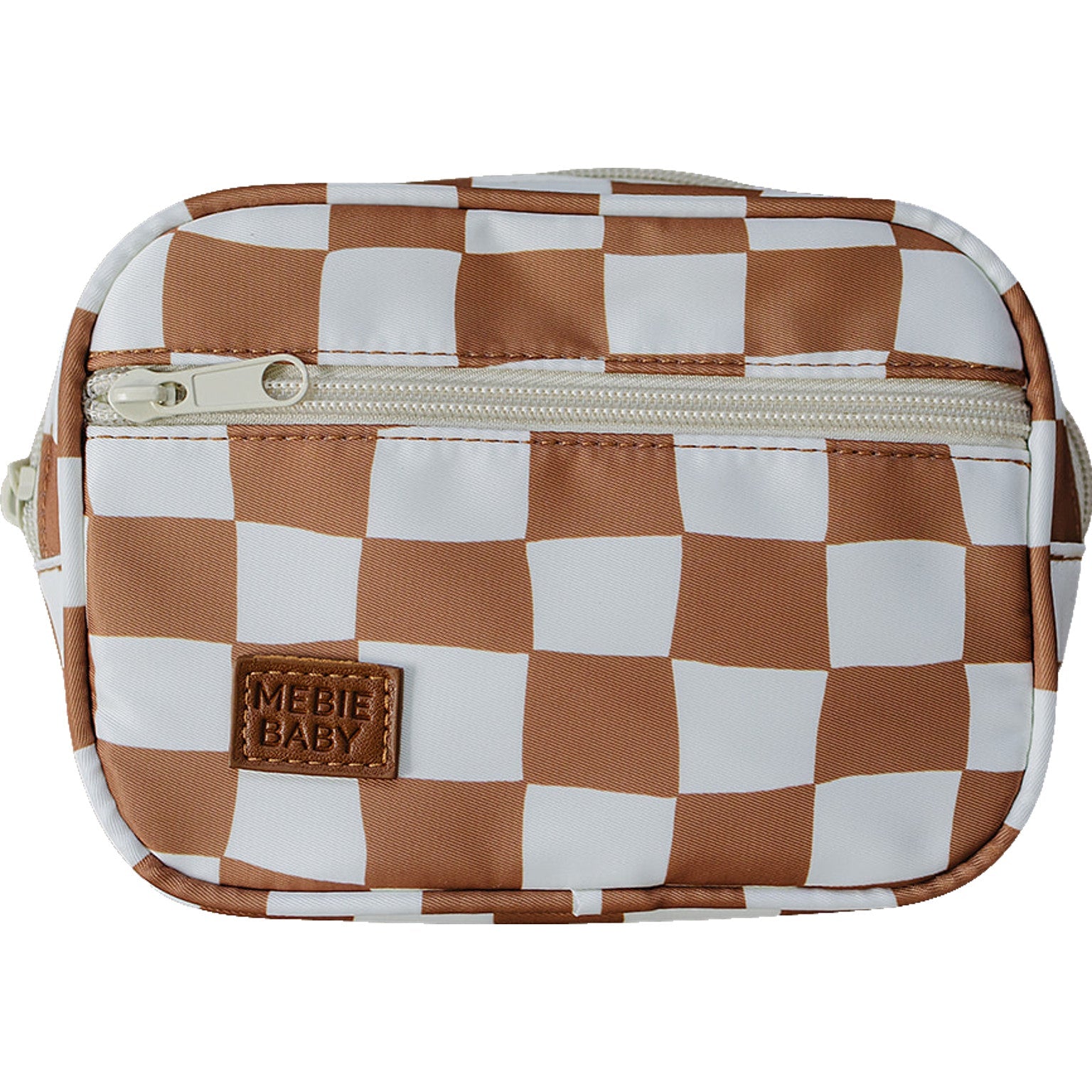 Rust Wavy Checkered Mini Fanny Pack Mebie Baby