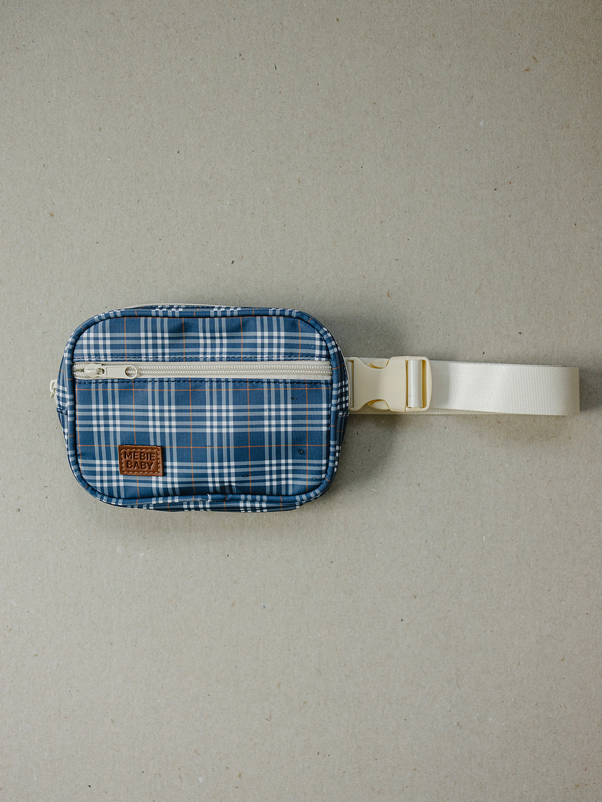 Navy Plaid Mini Fanny Pack  Mebie Baby