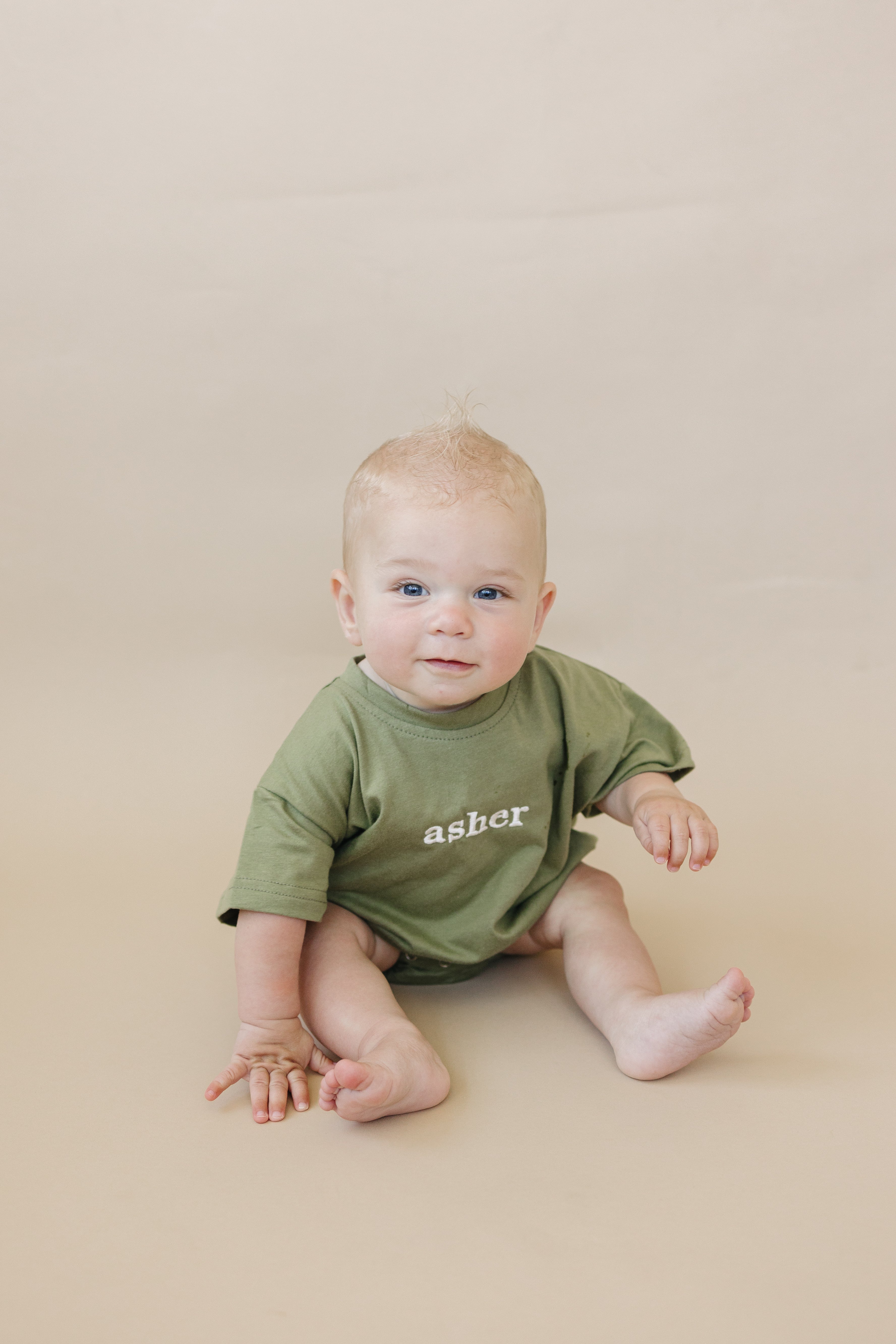 Custom Embroidered T-Shirt Romper - more colors