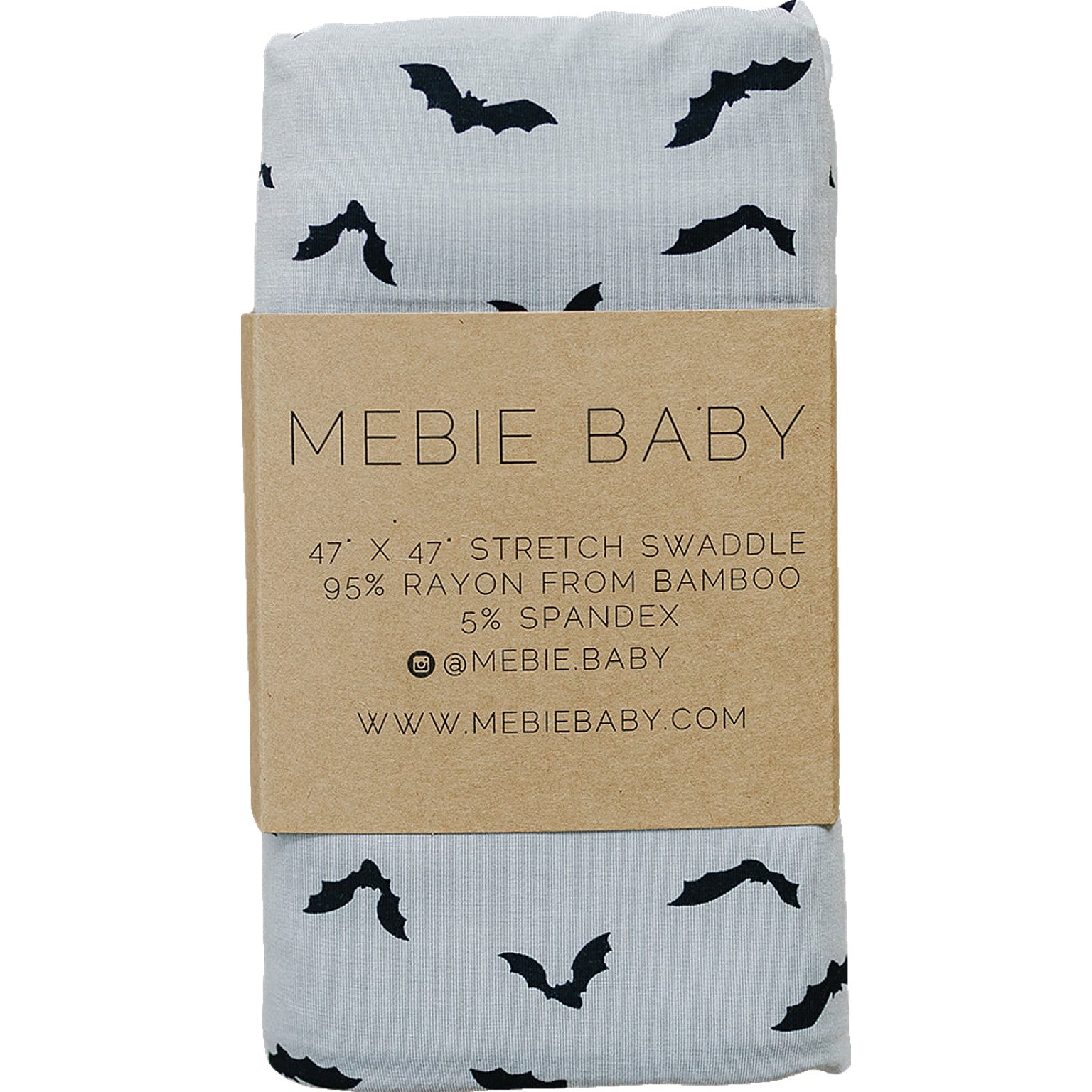 Bats Bamboo Stretch Swaddle Mebie Baby