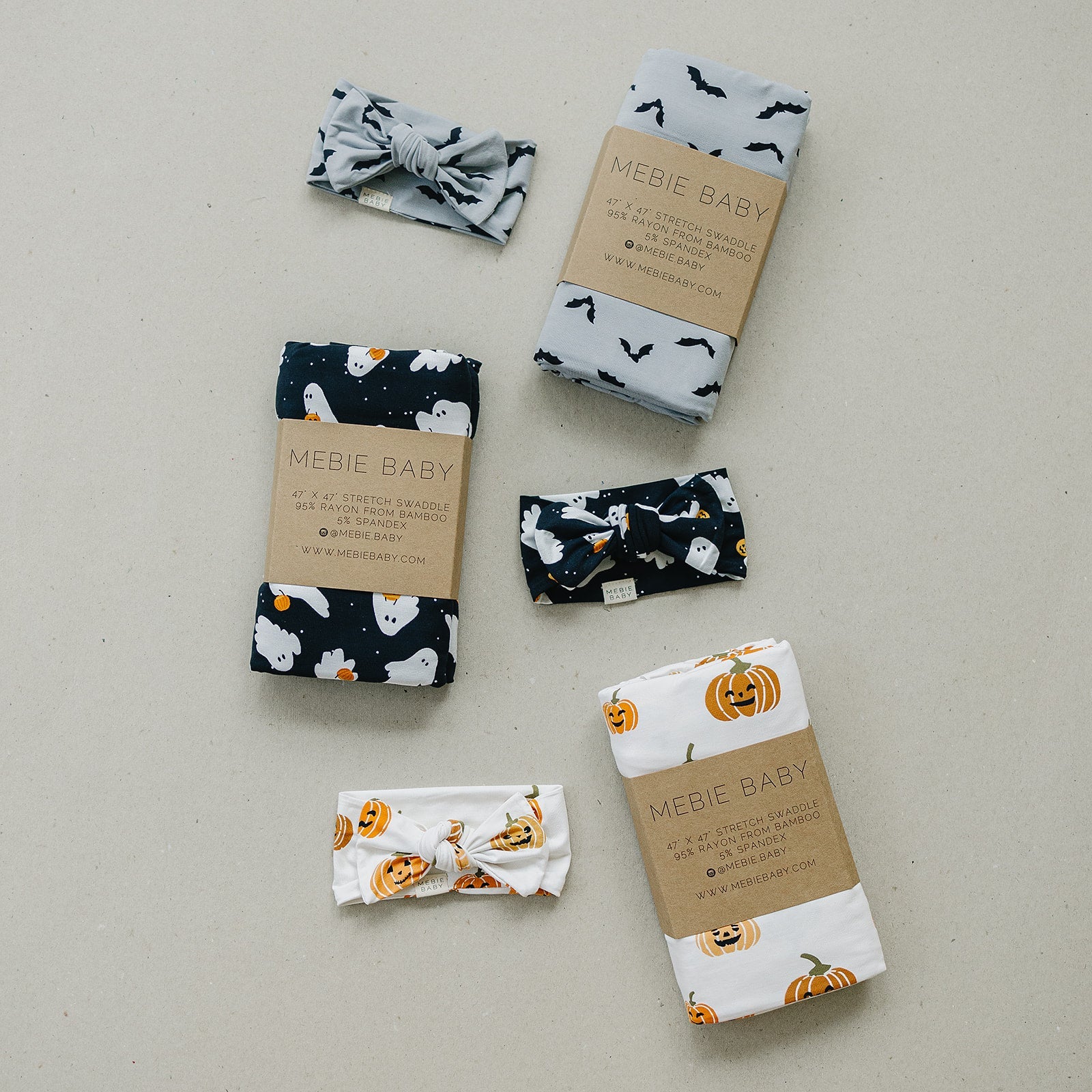 Bats Bamboo Stretch Swaddle Mebie Baby