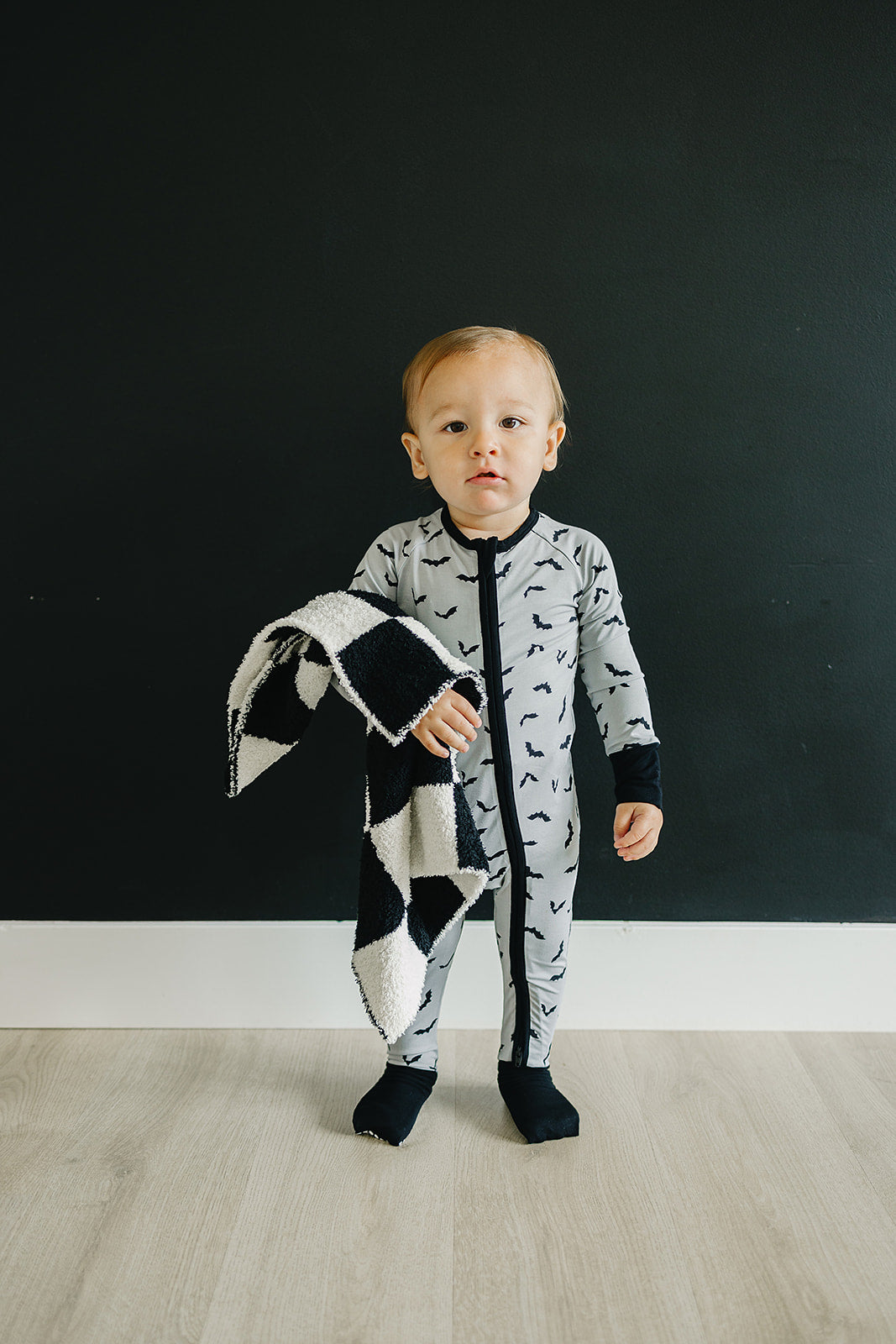 Bats Bamboo Zipper Mebie Baby