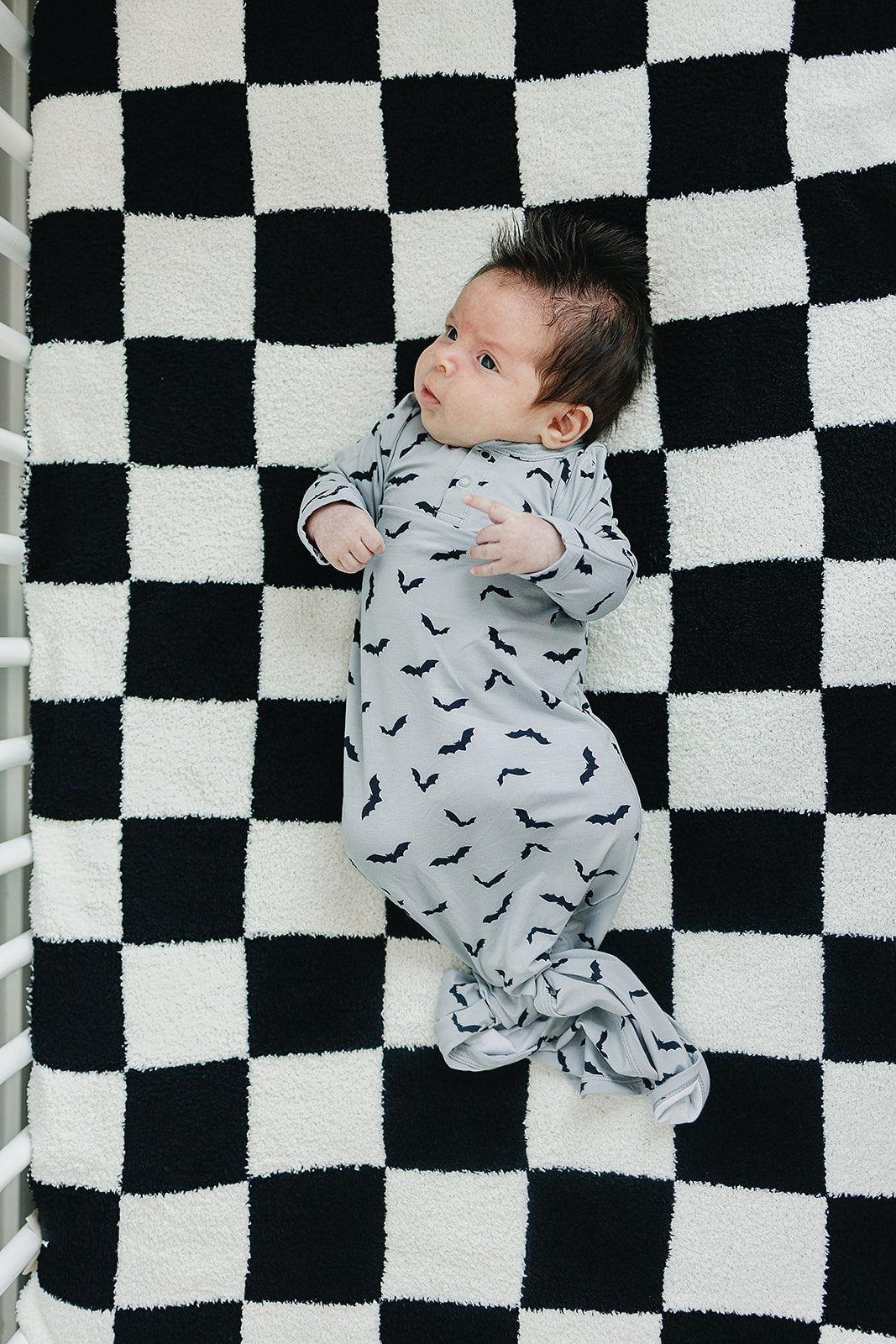 Bats Bamboo Knot Gown Mebie Baby