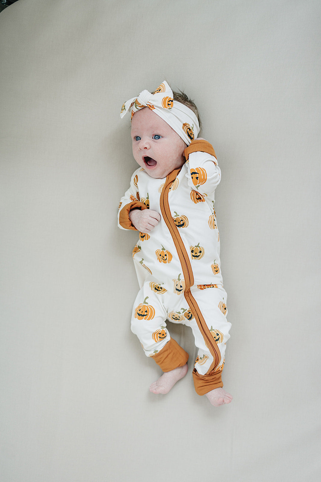 Pumpkins Bamboo Head Wrap Mebie Baby