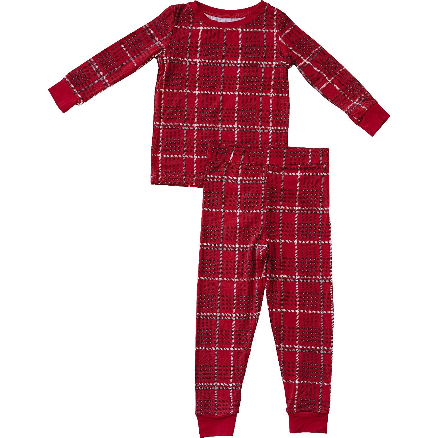Red Plaid Bamboo Cozy Set  Mebie Baby