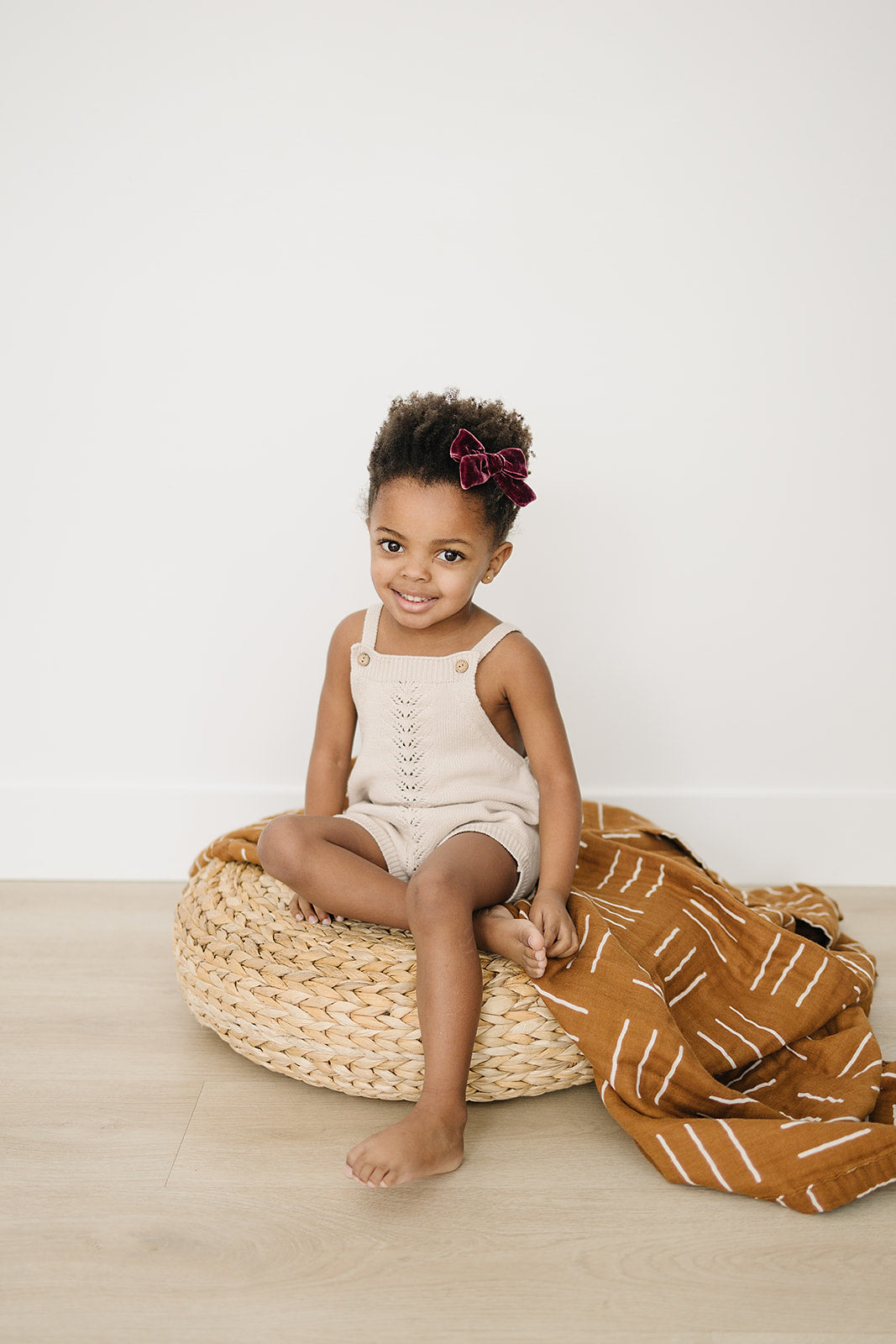 Mustard Mudcloth Muslin Quilt Mebie Baby