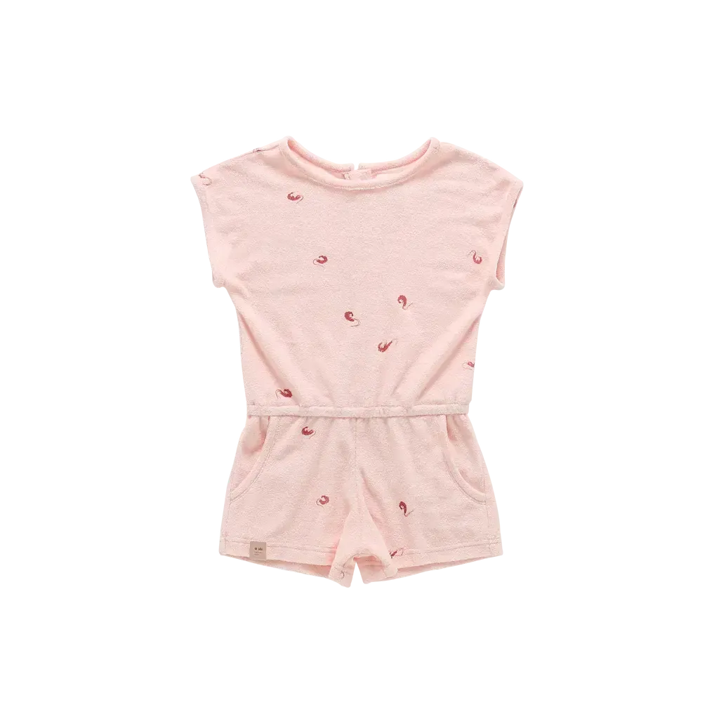 Terry Romper - Pink