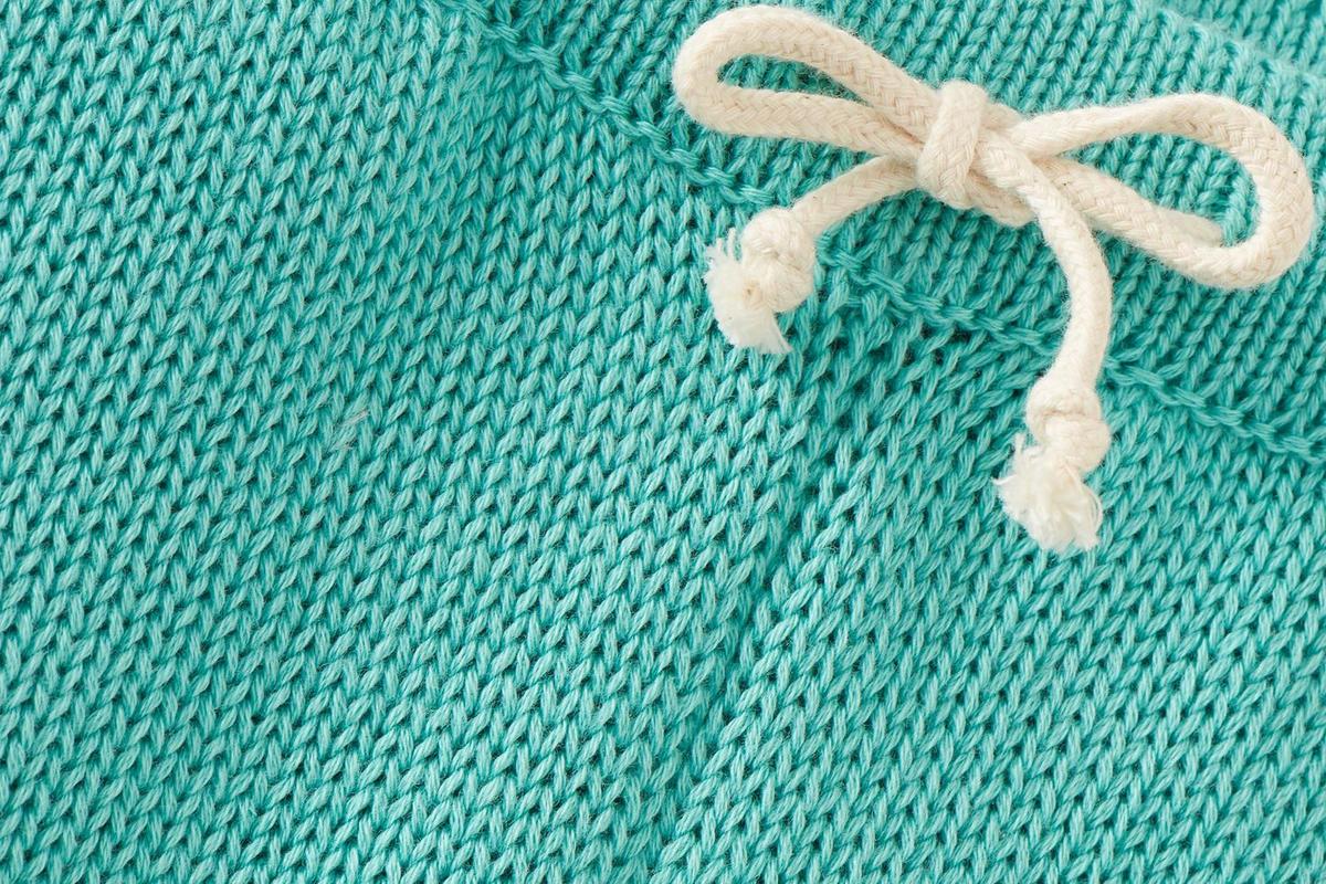 Organic Cotton Nordic Knit Shorts - Copper Green - FINAL SALE