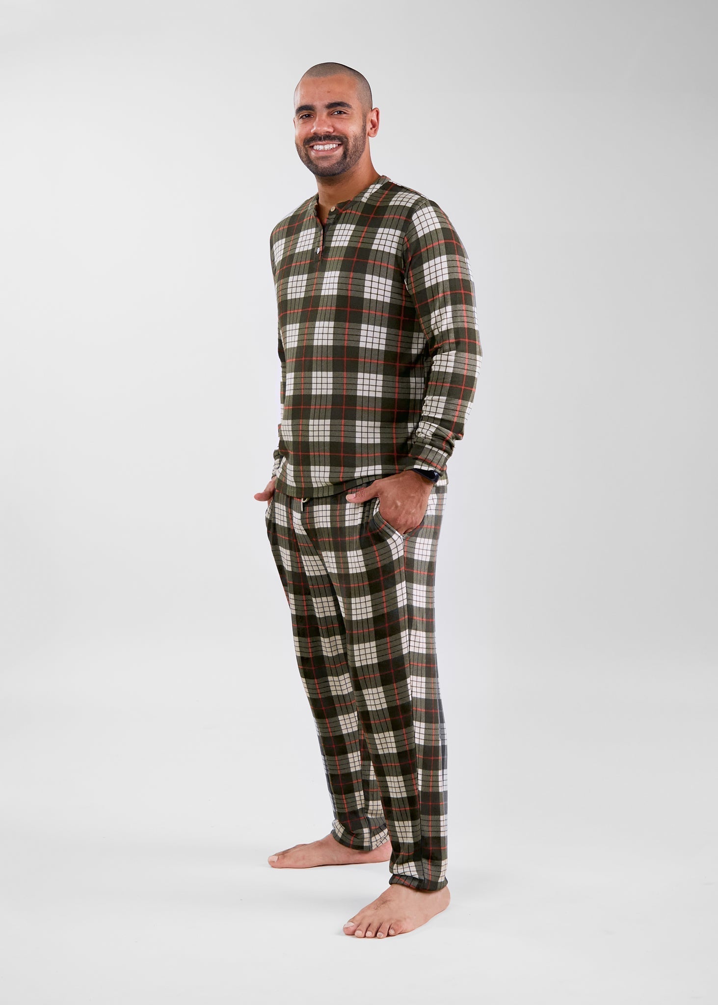 Unisex Lounge Pant - Winter Plaid
