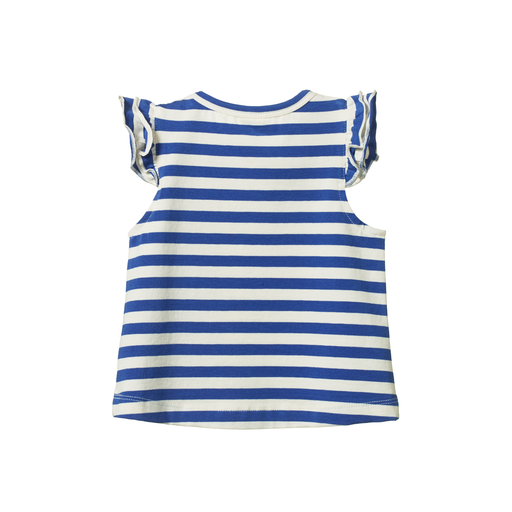 Fleur Tee - Isle Blue Sea Stripe
