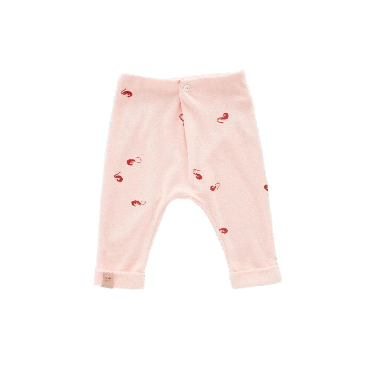 Baby Joggers with Front Pleat - Pink