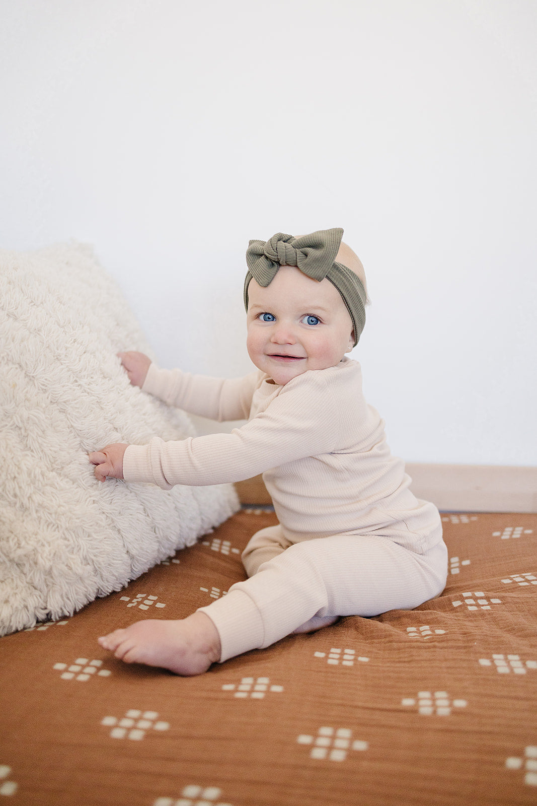 Olive Bamboo Head Wrap Mebie Baby