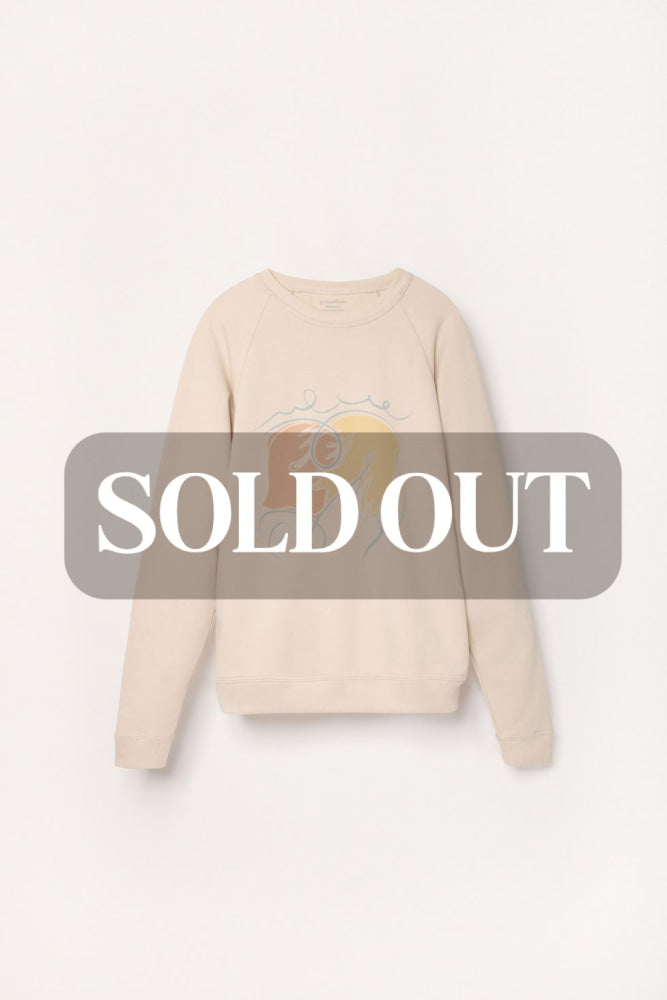 Adult Organic Pima Cotton Sweatshirt - Pastel Birds