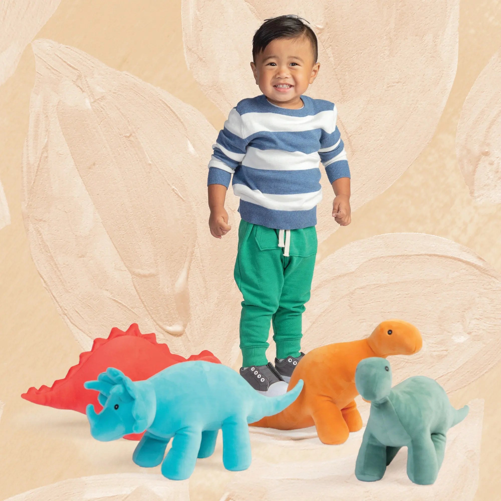 Velveteen Dino Spike Triceratops by Manhattan Toy Manhattan Toy