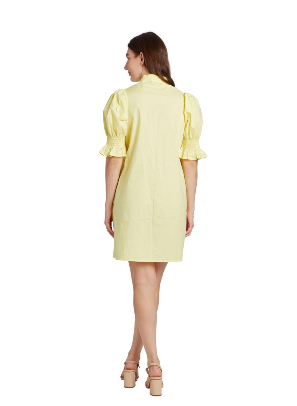 Aubrey Smocked Dress - Butter