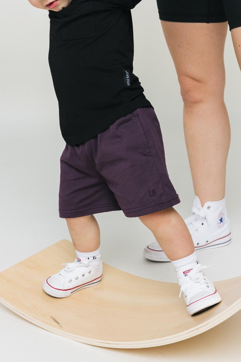 Baby Gym Short - Plum