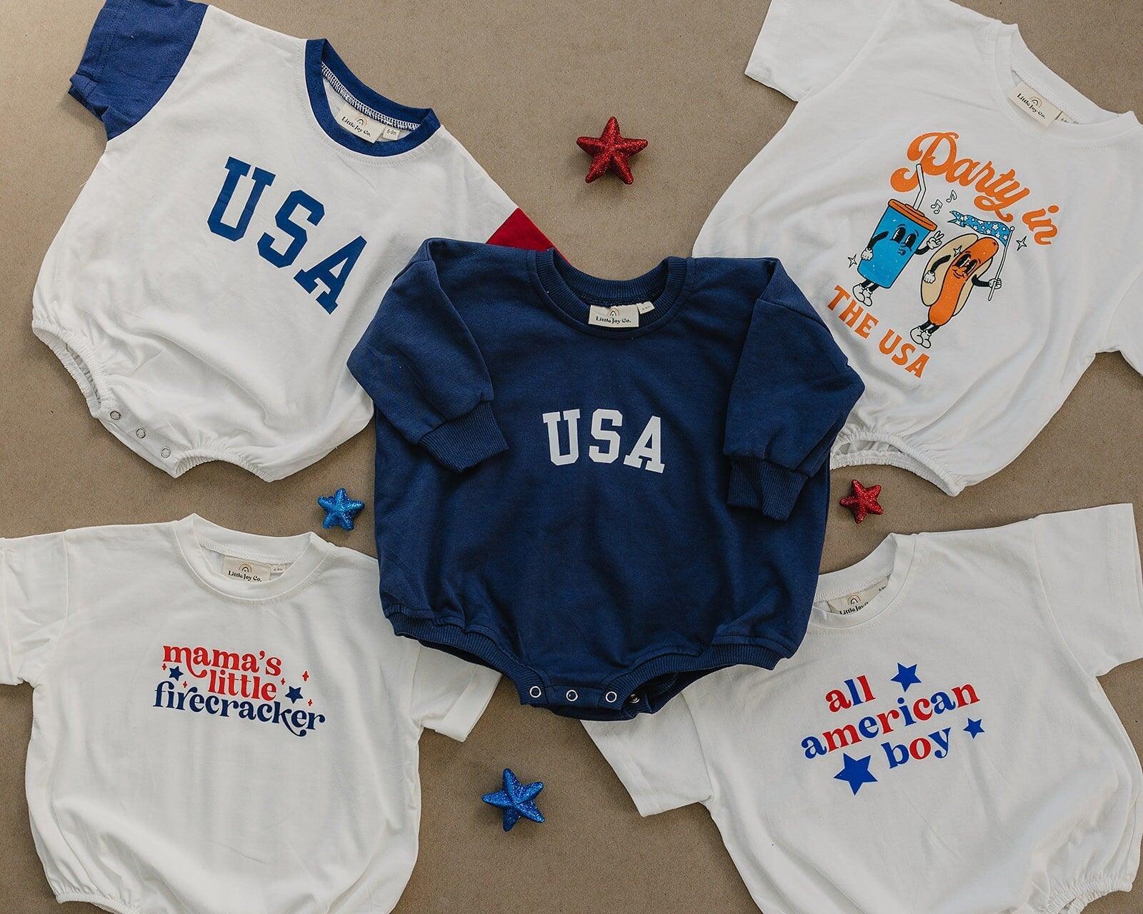 All American Boy T-Shirt Romper