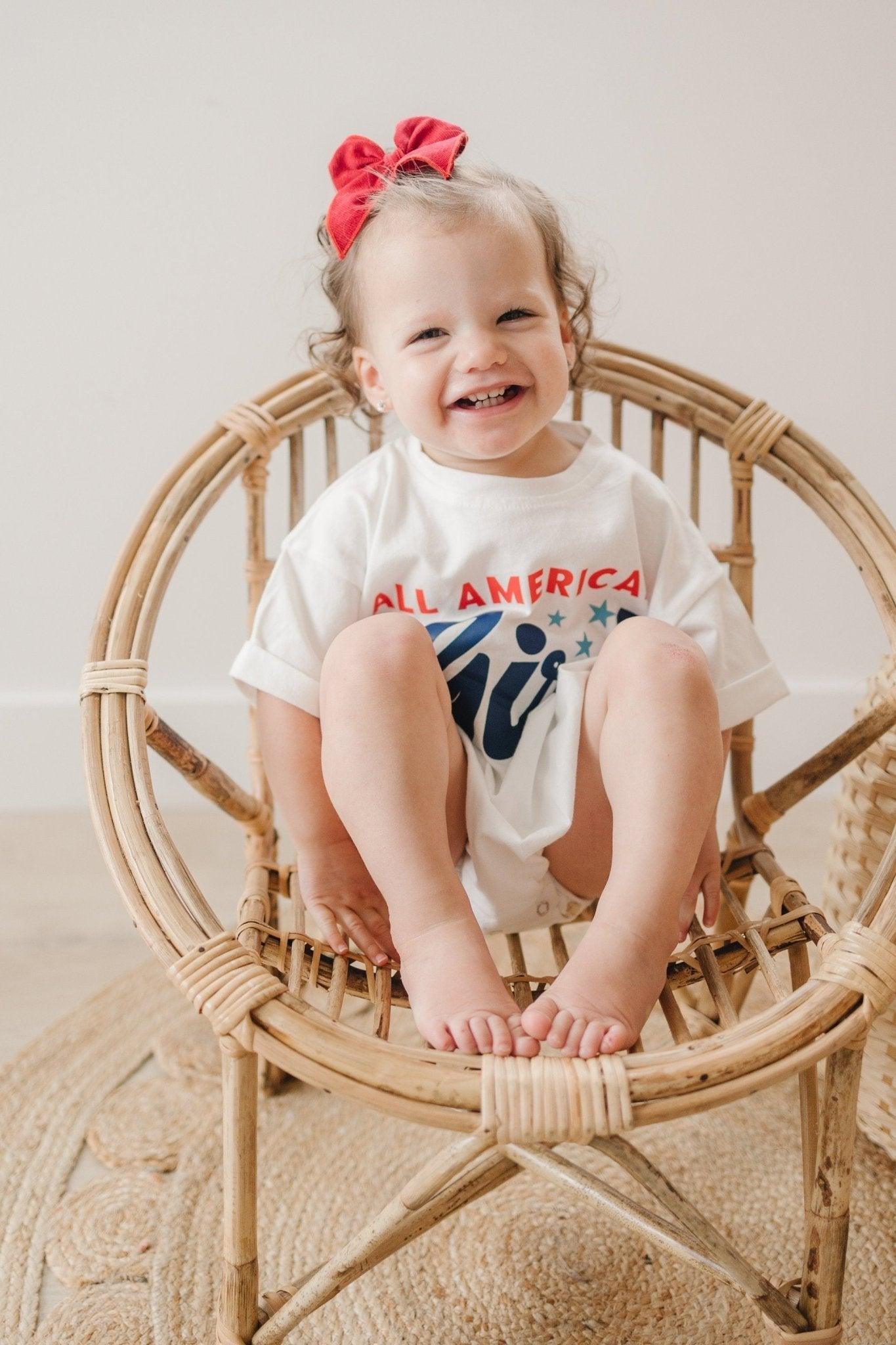 All American Girl T-Shirt Romper