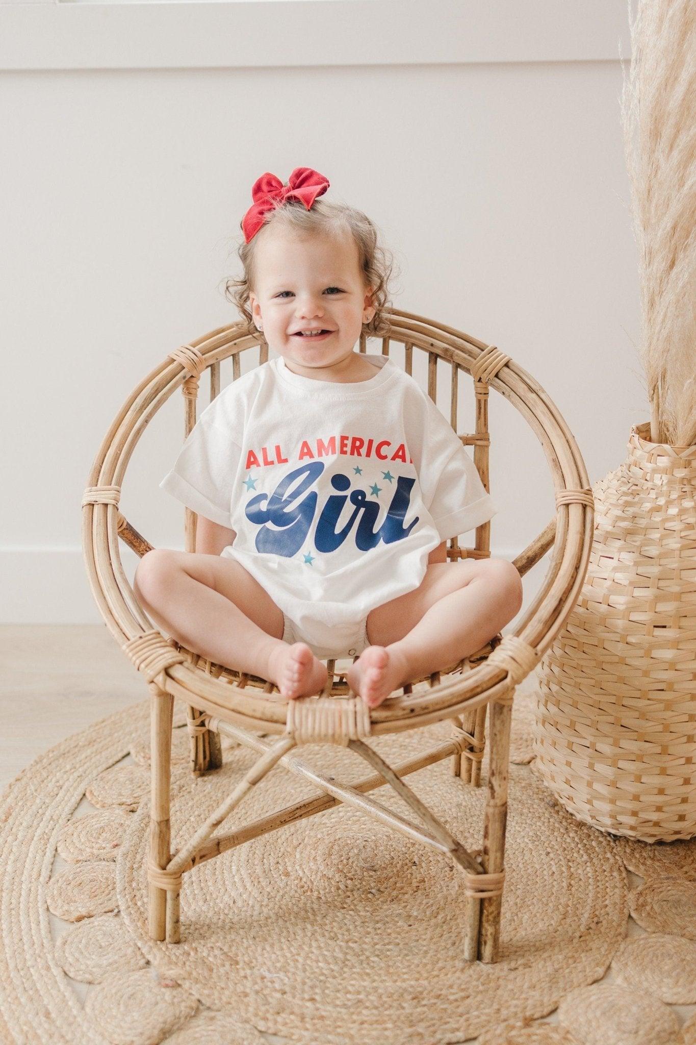 All American Girl T-Shirt Romper