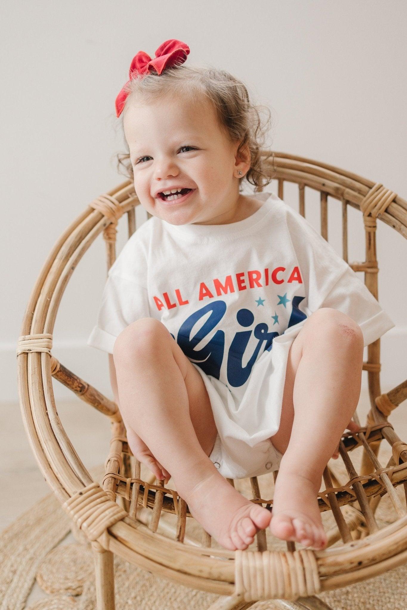 All American Girl T-Shirt Romper