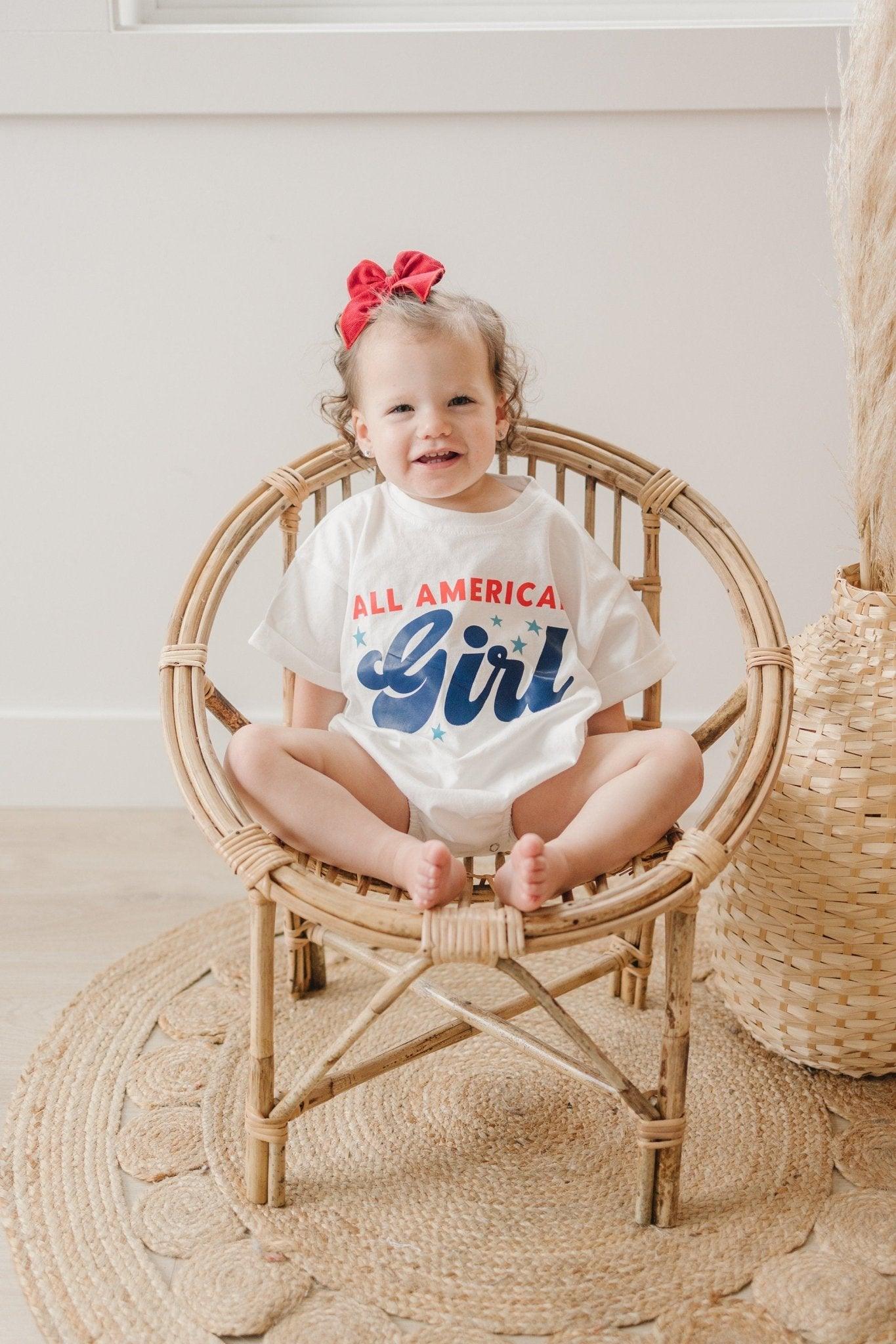 All American Girl T-Shirt Romper