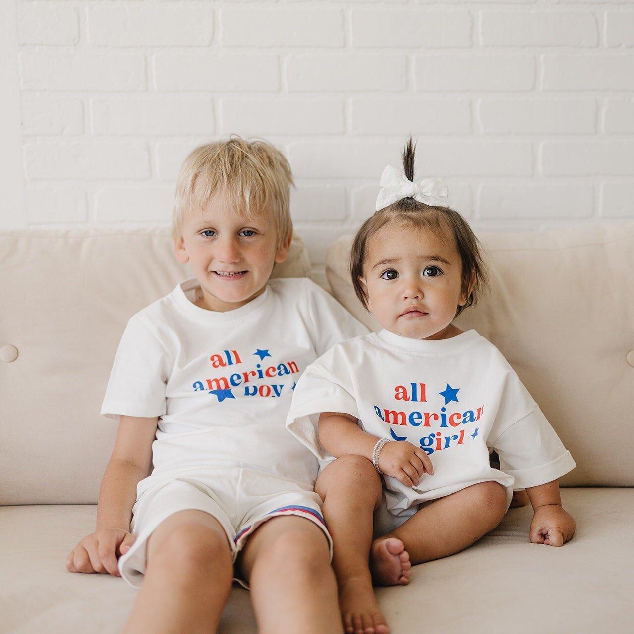All American Girl T-Shirt Romper