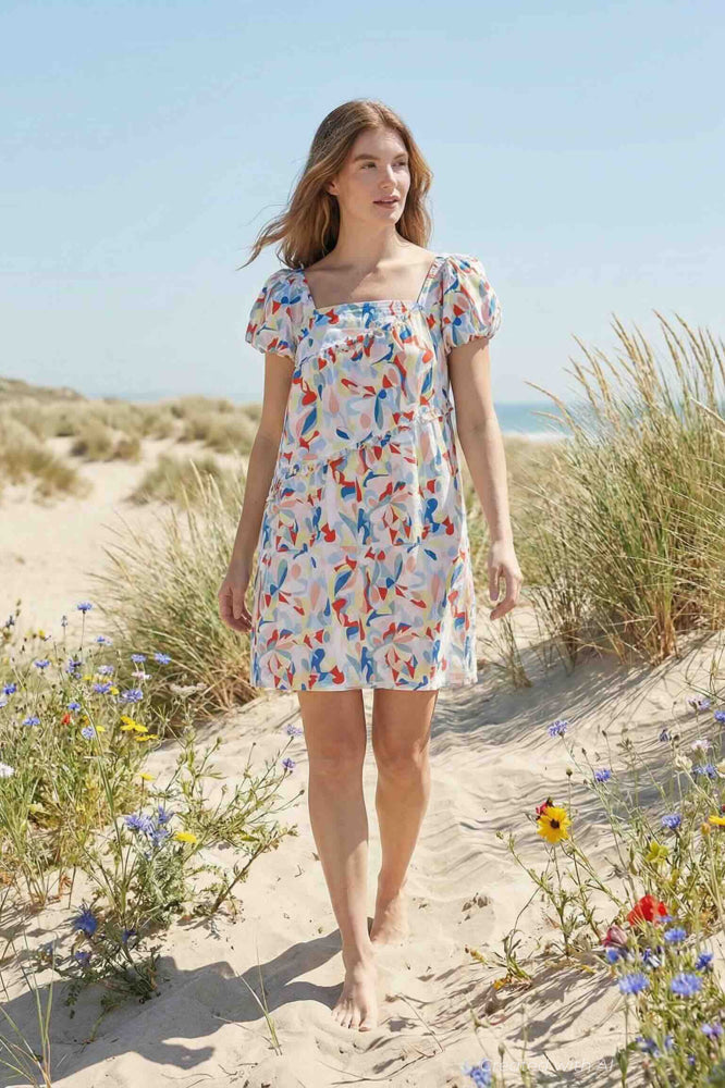Amelie Dress - Joyful Swirl