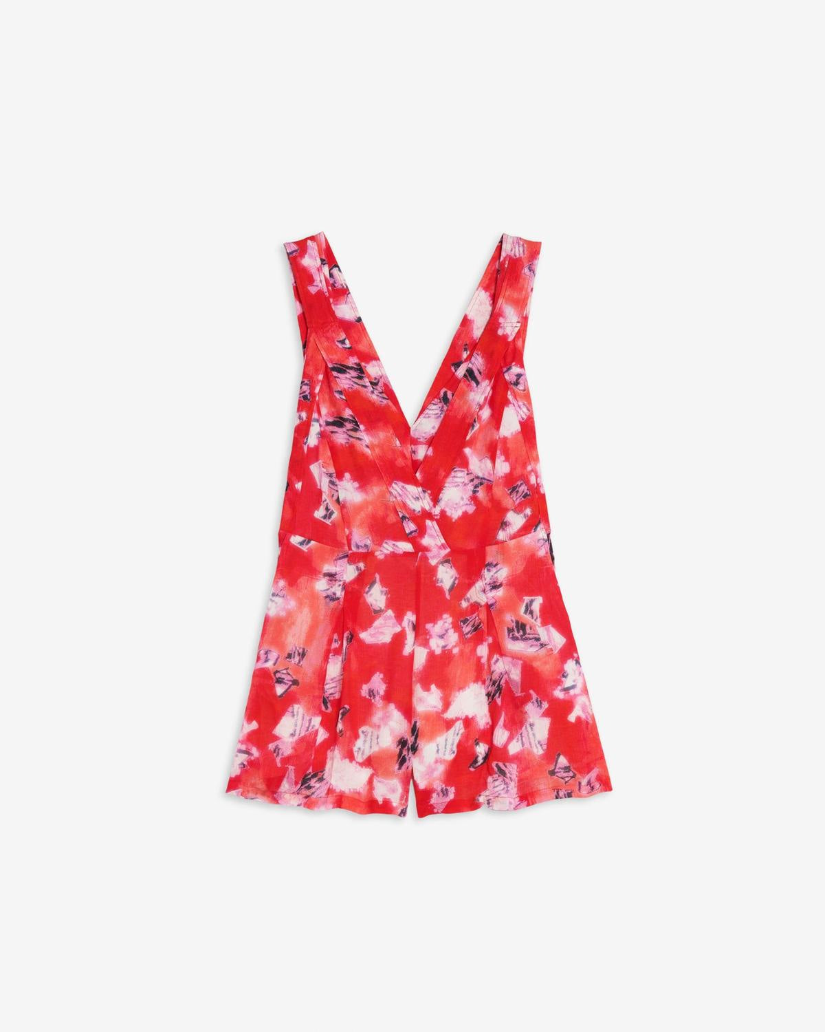 Anas Romper - Mixed Red - FINAL SALE