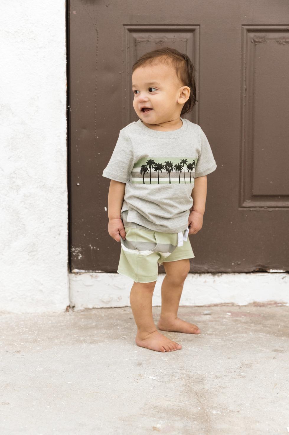 Baby Palm Striped Tee