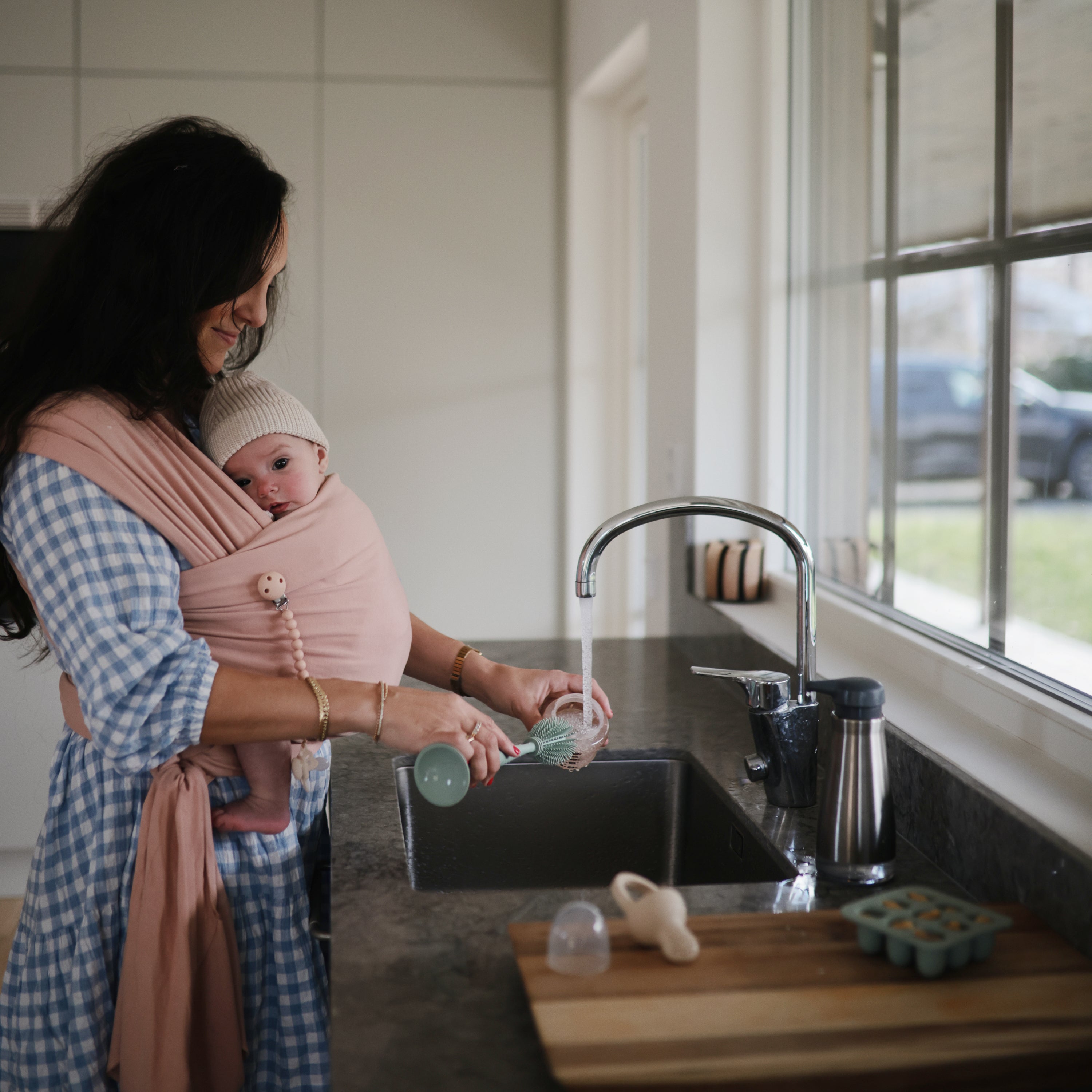 Silicone Baby Bottle Brush Silicone Baby Bottle Brush Mushie