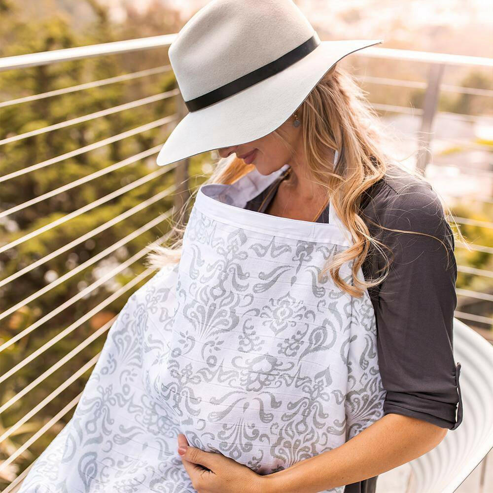 Atherton Muslin Nursing Cover Nursing Cover Bebe au Lait