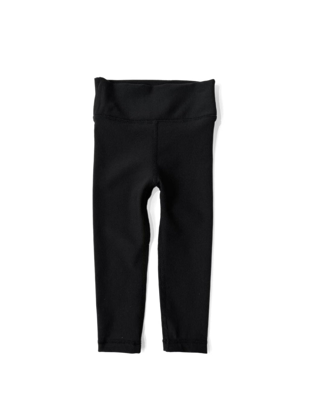 Athletic Ribbed Legging - Black
