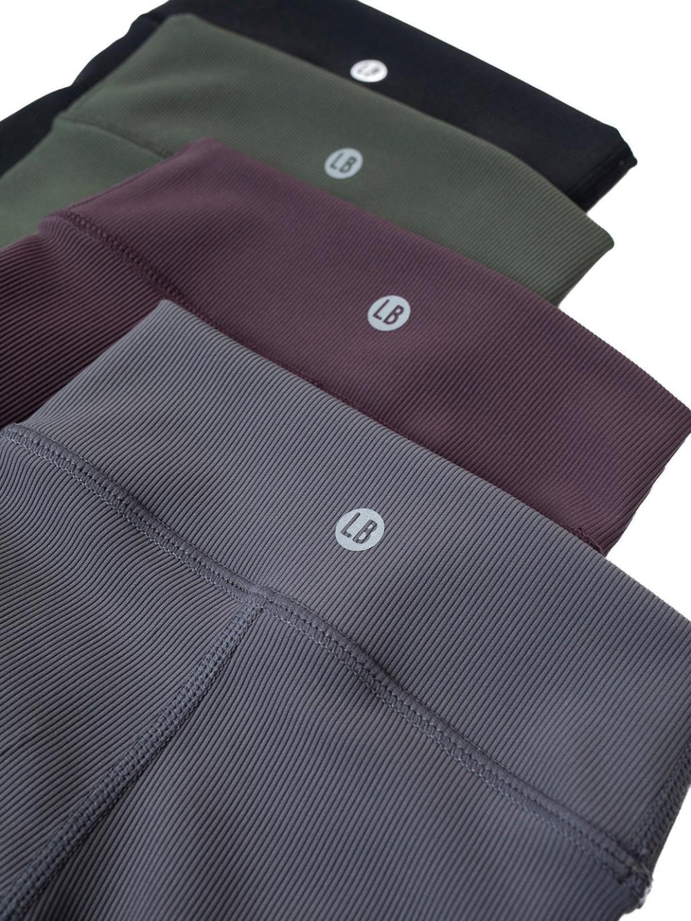 Athletic Ribbed Legging - Plum