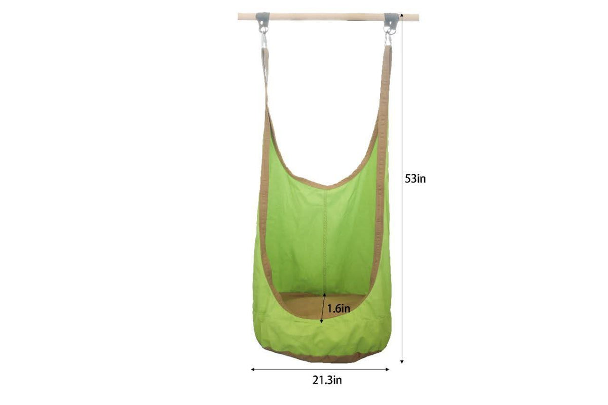 Sensory Swing for Wall Climbers | Cozy Hammock Swing for Swedish Ladders, Walnut, Neem & Betula (Climber Not Included)