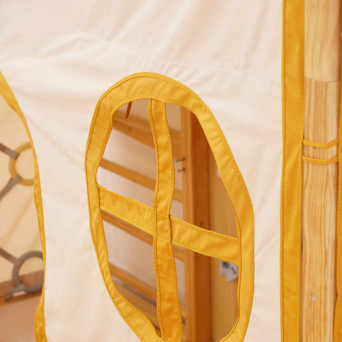 Walnut 95" Play Tent | Indoor Kids Fort for the Walnut Swedish Ladder
