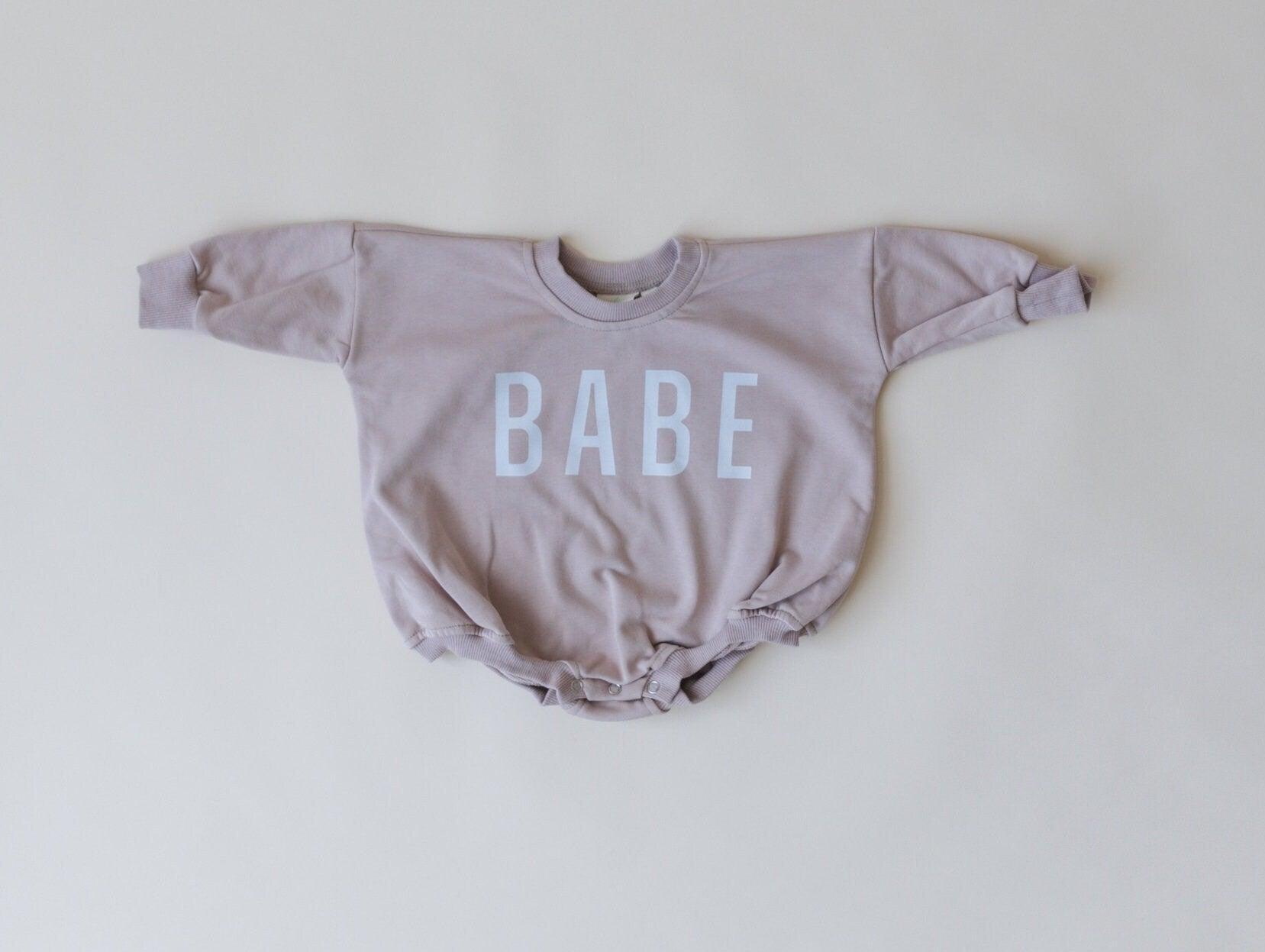 BABE Sweatshirt Romper *12-18m left