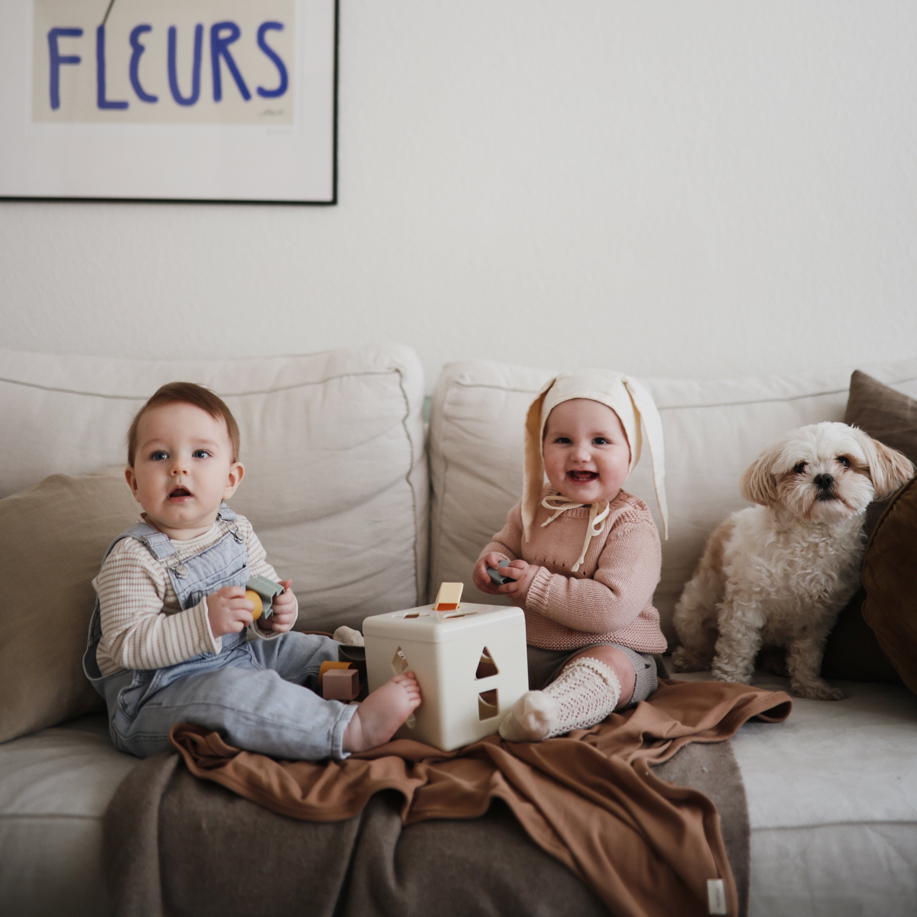 Ribbed Baby Blanket Blanket Mushie