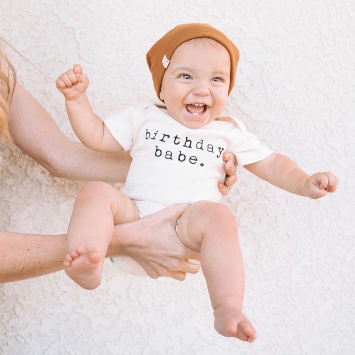 Birthday Babe Organic Baby Bodysuit