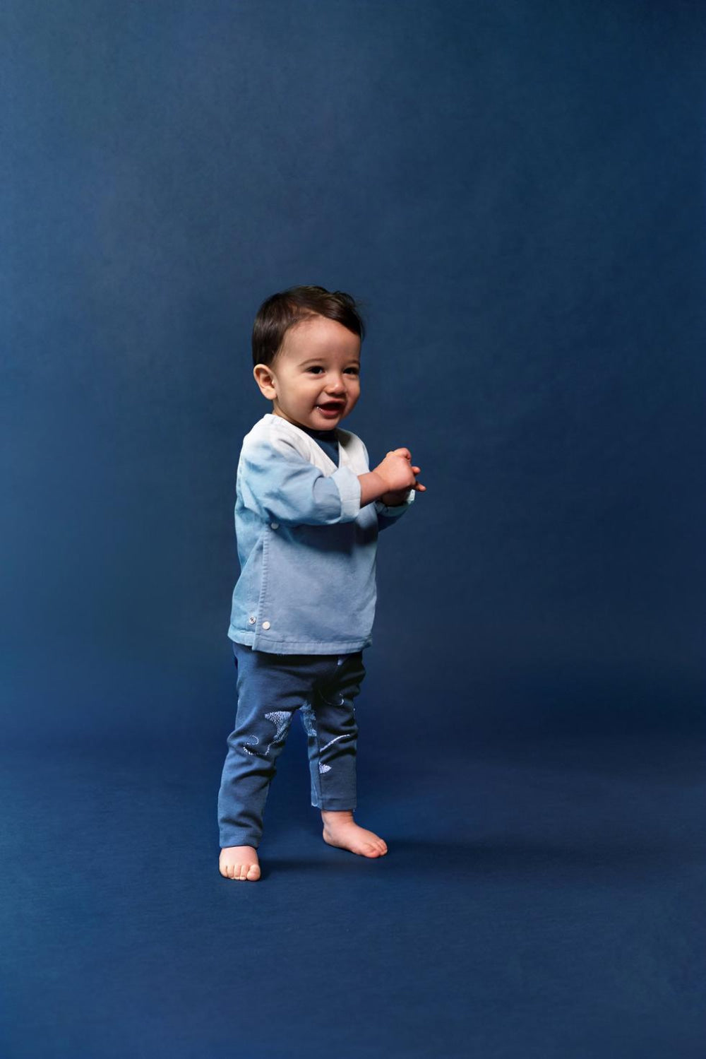 Baby Leggings - Navy