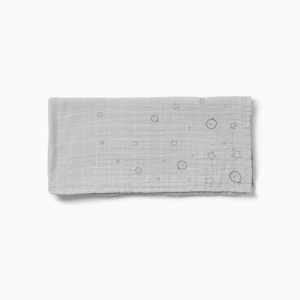 Baby Muslin Blanket - Grey - FINAL SALE