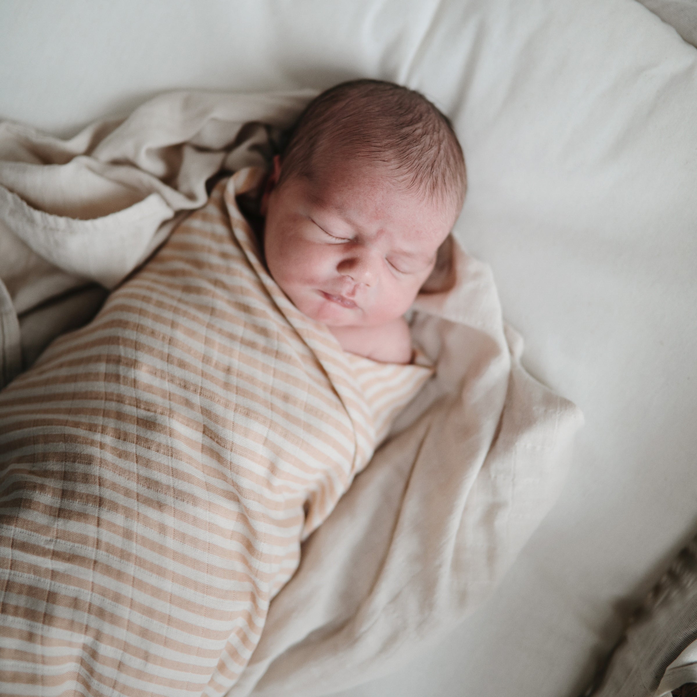 Organic Cotton Muslin Swaddle Blanket Swaddle Mushie